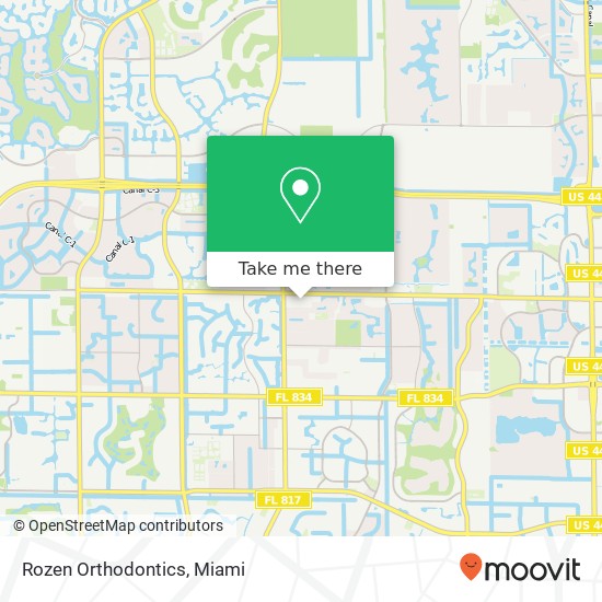 Rozen Orthodontics map