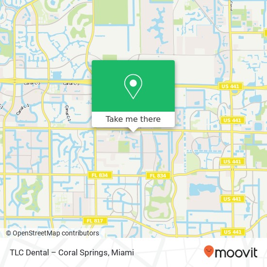 TLC Dental – Coral Springs map