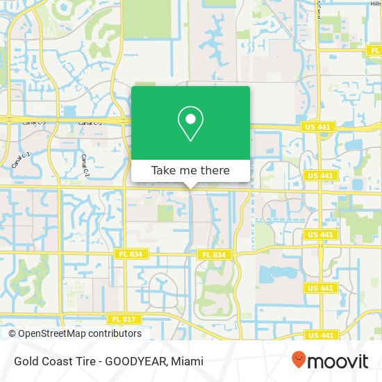 Gold Coast Tire - GOODYEAR map