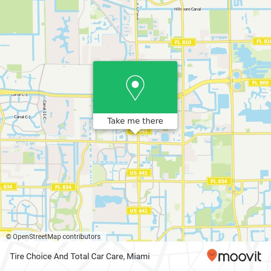 Tire Choice And Total Car Care map