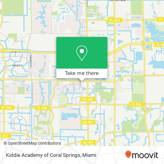 Kiddie Academy of Coral Springs map