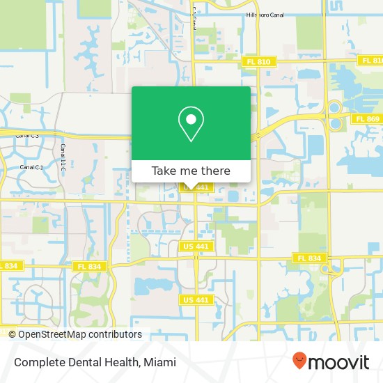 Mapa de Complete Dental Health
