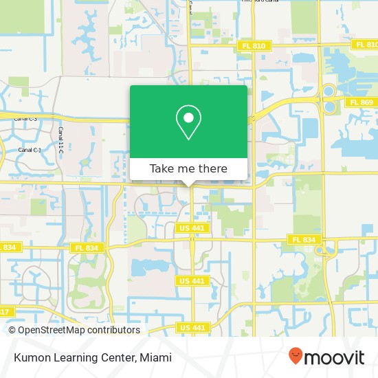 Mapa de Kumon Learning Center