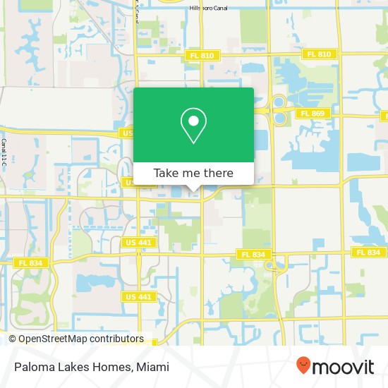 Mapa de Paloma Lakes Homes