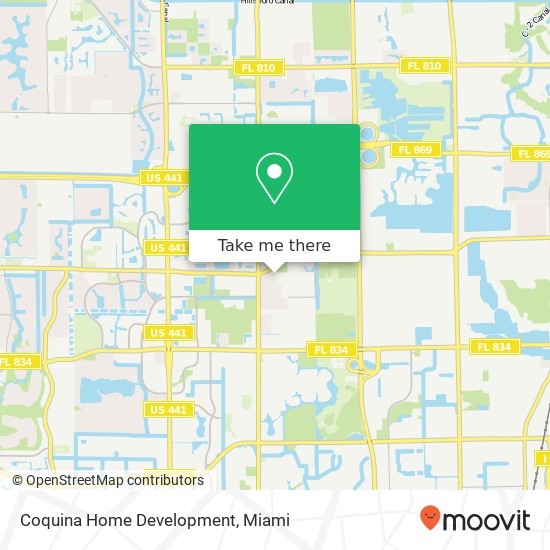 Coquina Home Development map