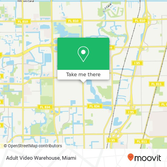 Mapa de Adult Video Warehouse