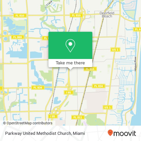 Mapa de Parkway United Methodist Church