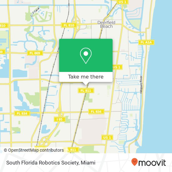 South Florida Robotics Society map