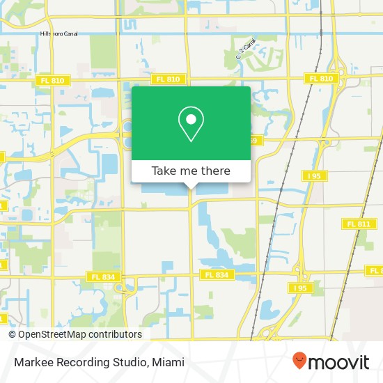 Markee Recording Studio map