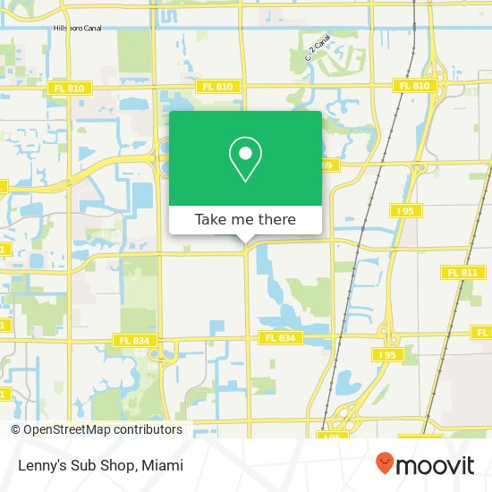 Lenny's Sub Shop map