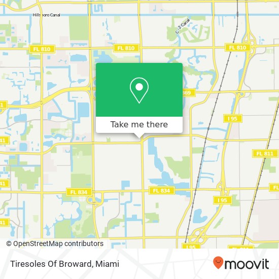 Tiresoles Of Broward map