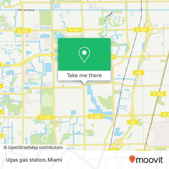 Ugas gas station map