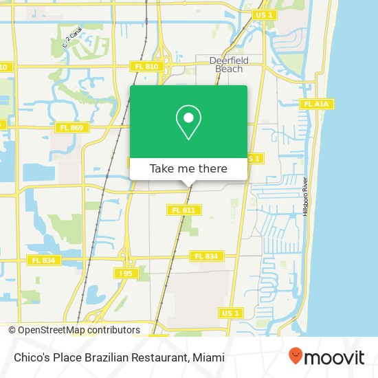 Chico's Place Brazilian Restaurant map