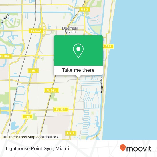 Mapa de Lighthouse Point Gym