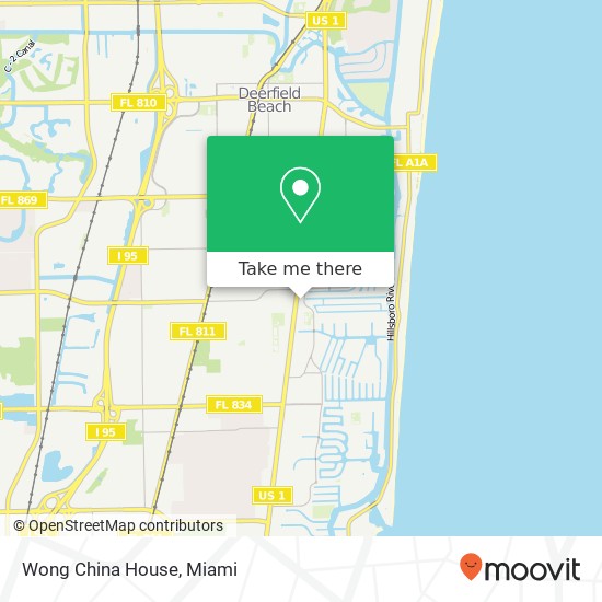 Mapa de Wong China House