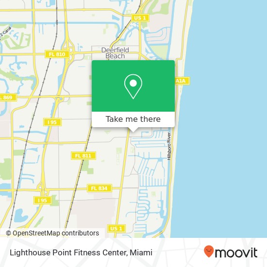 Lighthouse Point Fitness Center map