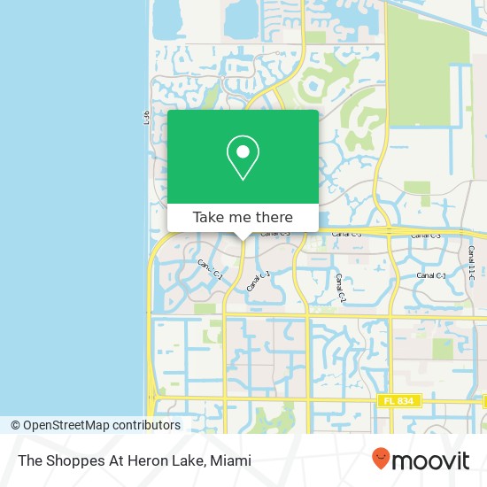 Mapa de The Shoppes At Heron Lake