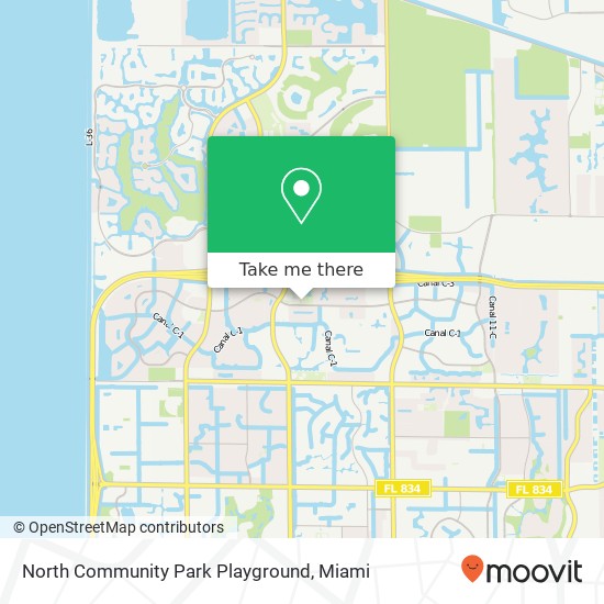 North Community Park Playground map