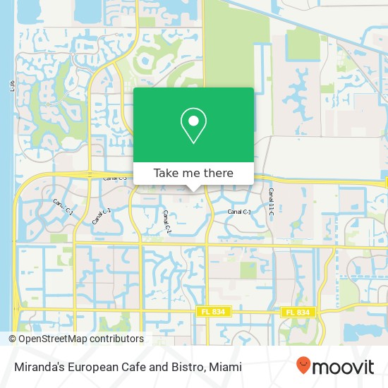 Miranda's European Cafe and Bistro map