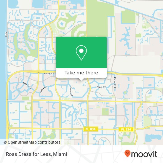 Ross Dress for Less map