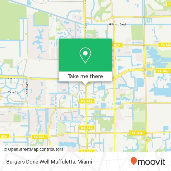 Burgers Done Well Muffuletta map