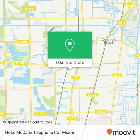 Hose McCann Telephone Co. map