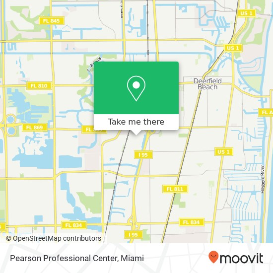 Pearson Professional Center map