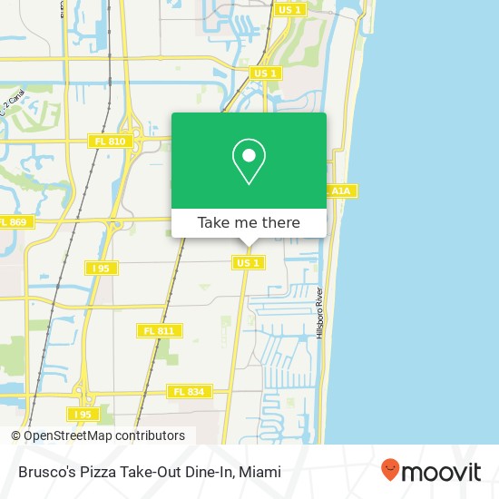 Brusco's Pizza Take-Out Dine-In map