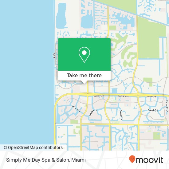 Mapa de Simply Me Day Spa & Salon