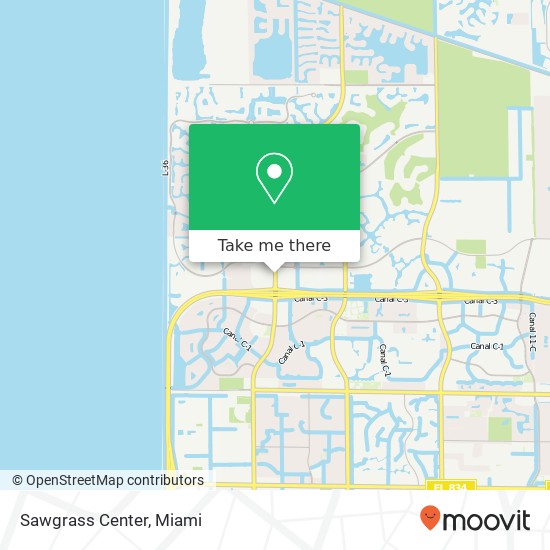 Sawgrass Center map