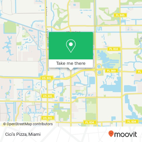 Cici's Pizza map