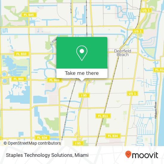 Mapa de Staples Technology Solutions