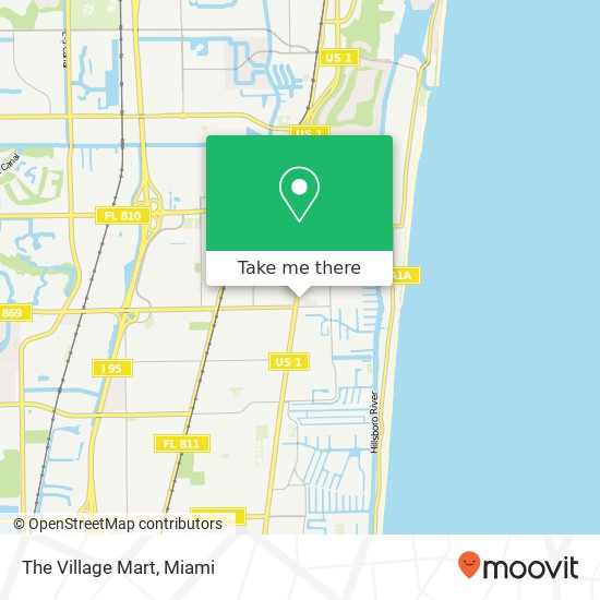The Village Mart map