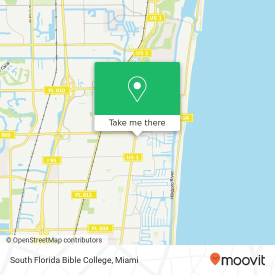 South Florida Bible College map