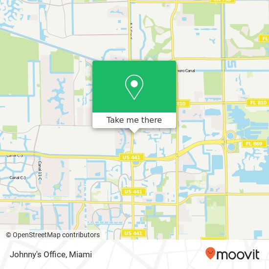 Johnny's Office map