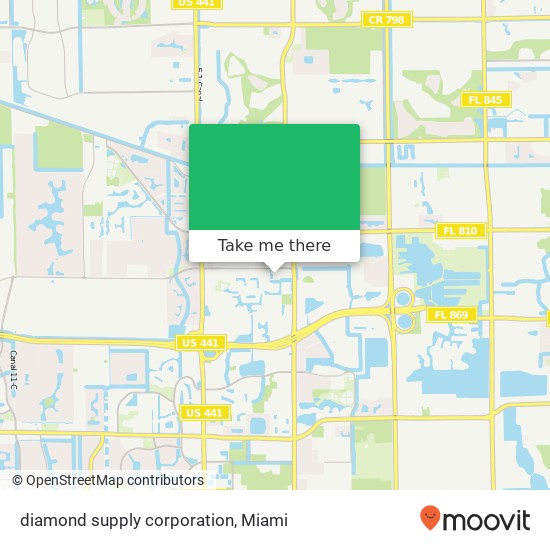 diamond supply corporation map