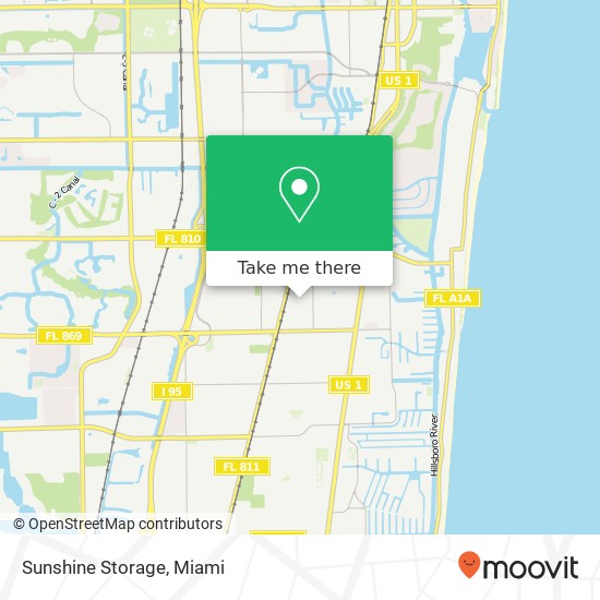 Sunshine Storage map