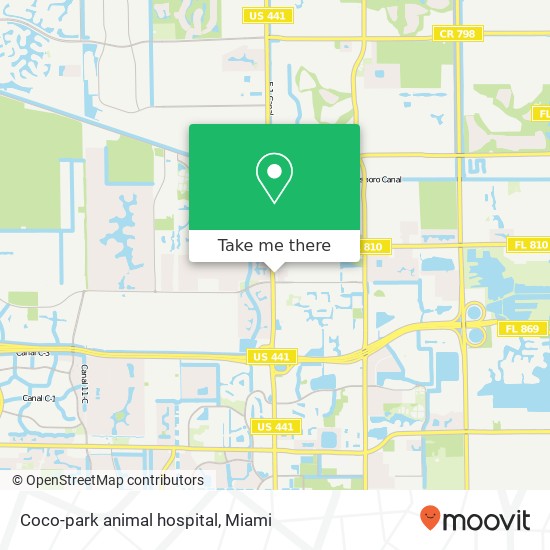 Mapa de Coco-park animal hospital