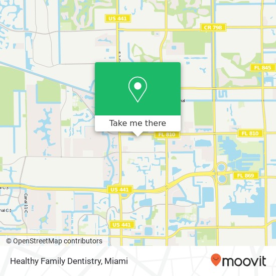 Mapa de Healthy Family Dentistry