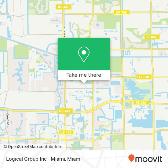 Mapa de Logical Group Inc - Miami