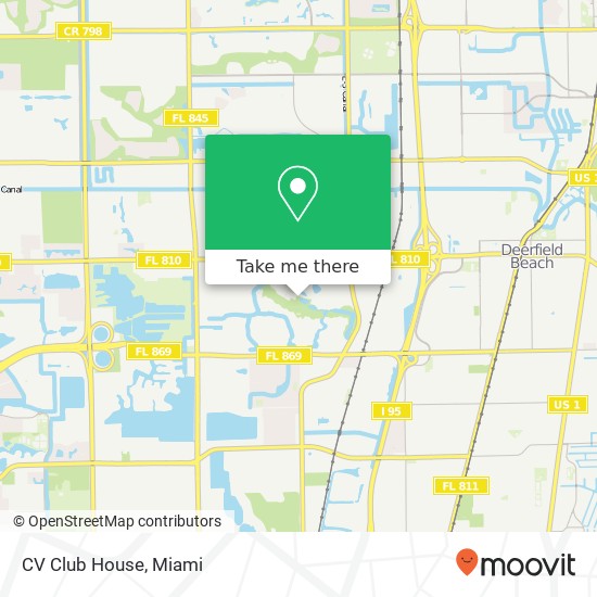 CV Club House map
