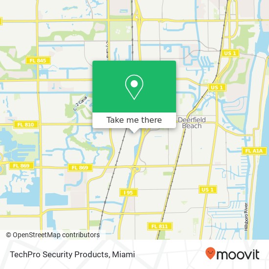 TechPro Security Products map
