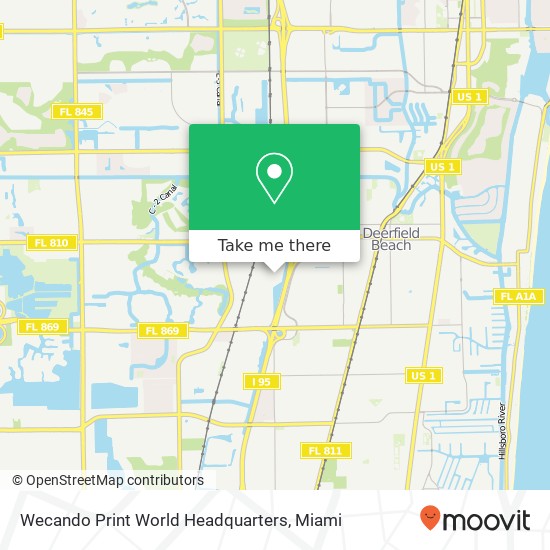 Wecando Print World Headquarters map