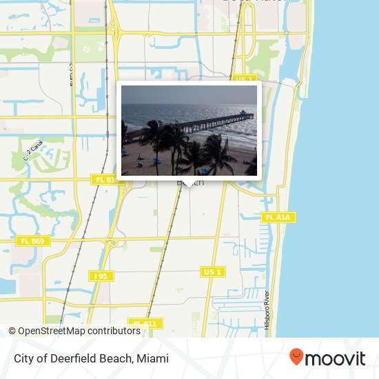 City of Deerfield Beach map