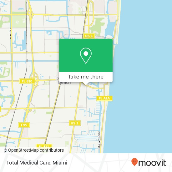 Total Medical Care map