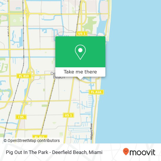 Pig Out In The Park - Deerfield Beach map