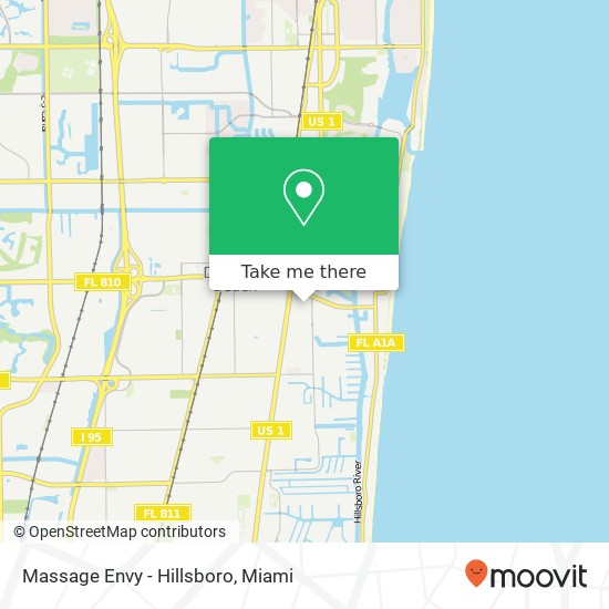 Massage Envy - Hillsboro map