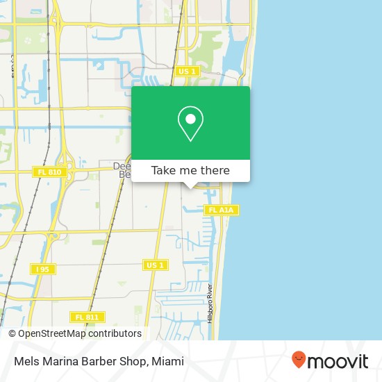 Mels Marina Barber Shop map