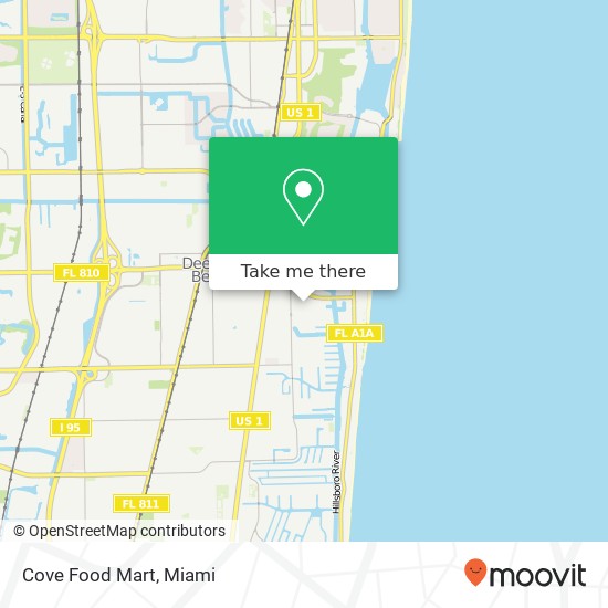 Cove Food Mart map