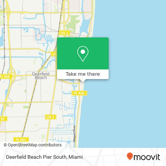 Mapa de Deerfield Beach Pier South